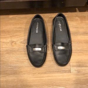 Coach leather loafers